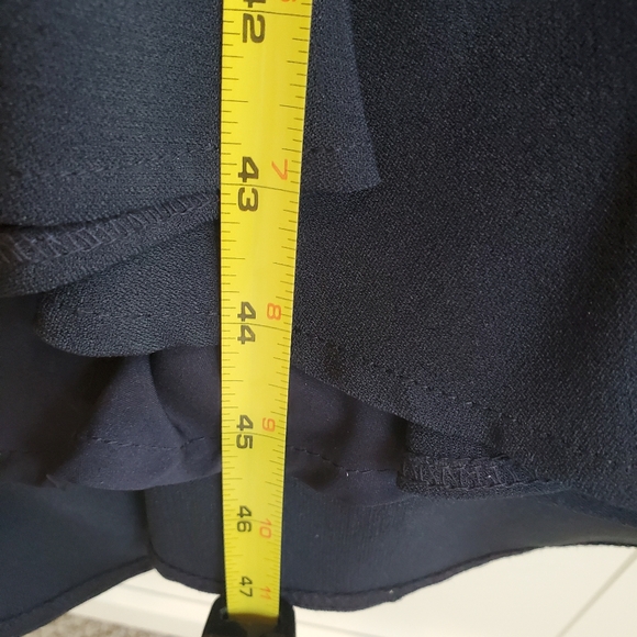 Maggy London Illusion Flounce Hem Dress Sz 4 - Picture 8 of 8